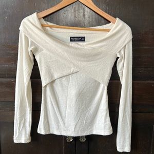 A&F soft sweater blouse